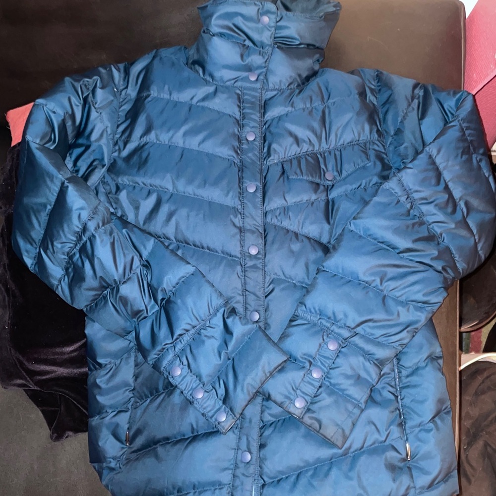 Nau Down Puffer Jacket xs teal euc